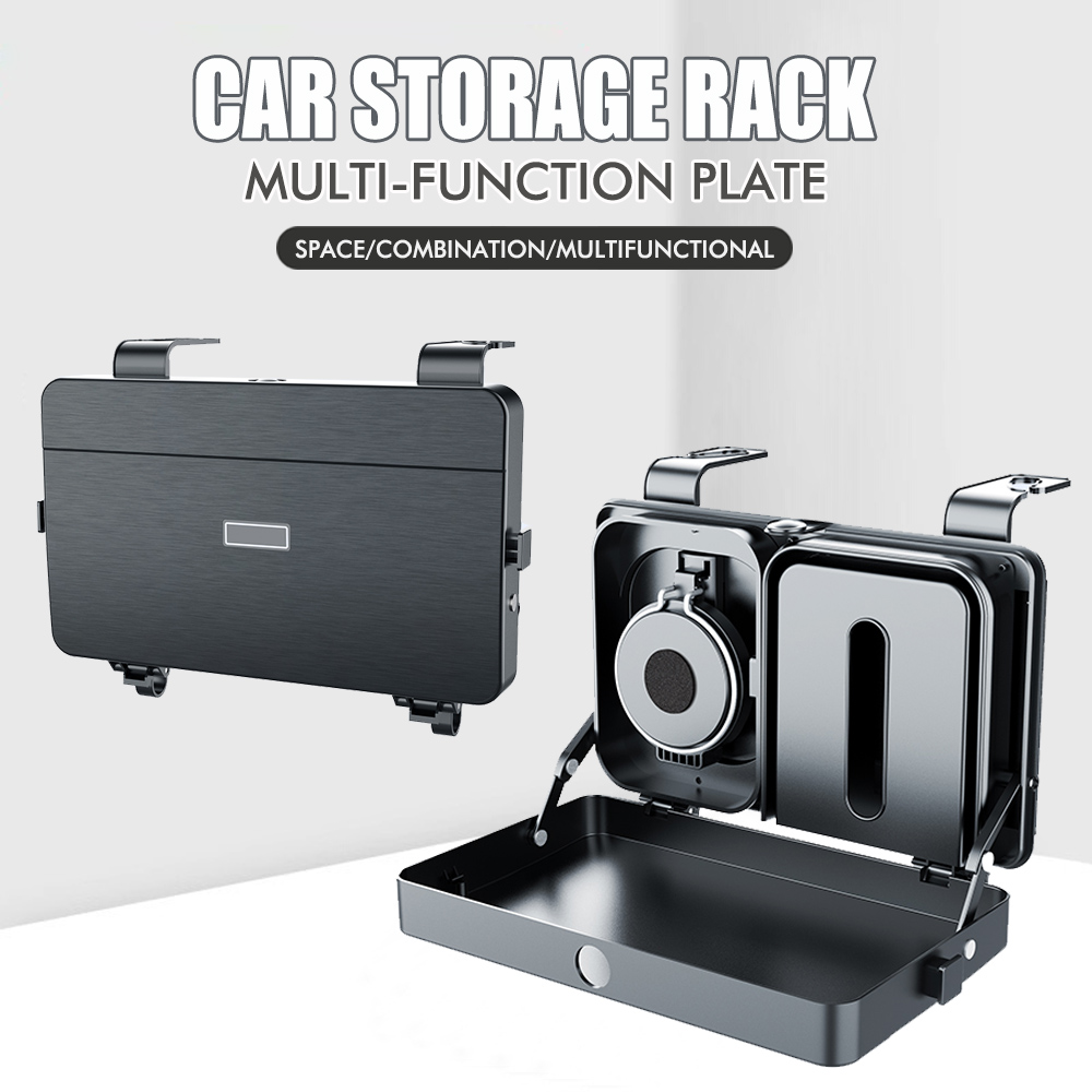 Car Accessories For Road Trip - Car Backseat Organizer Food Tray Snack