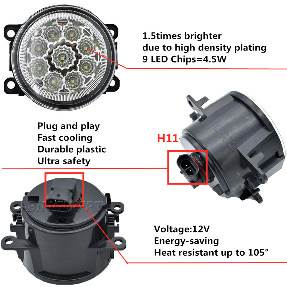 Car Fog Light Daytime Running  - огляд і ціна Car Accessories For Road Trip