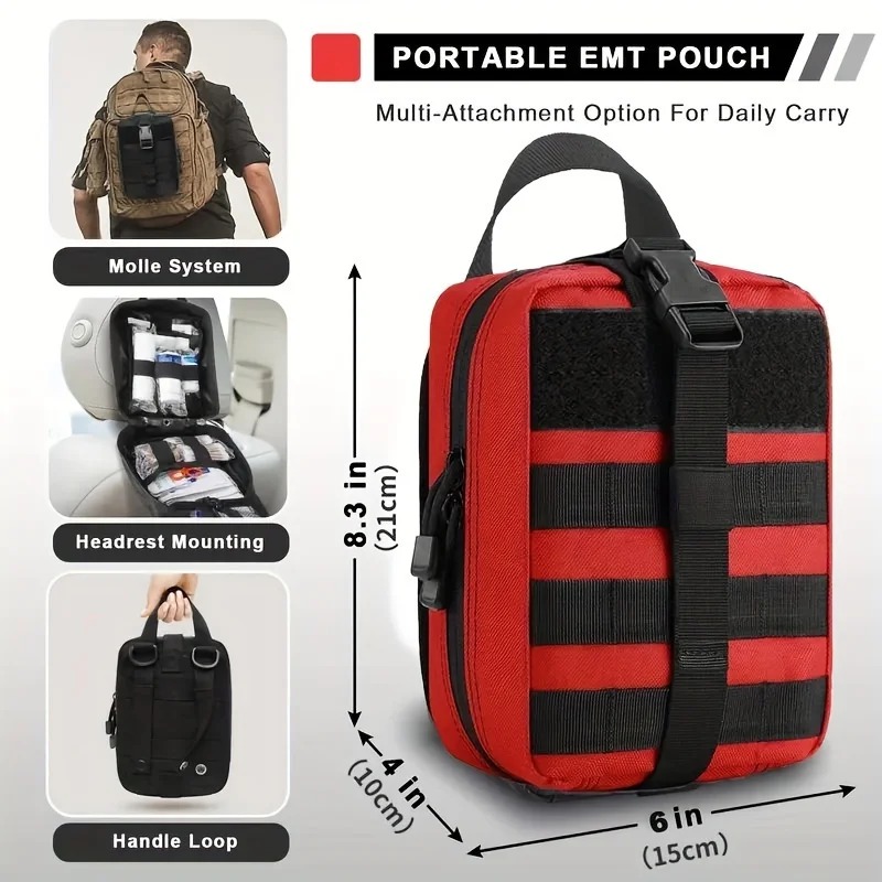 363pcs Portable First Aid Kit  - огляд і ціна Car Accessories For Elderly