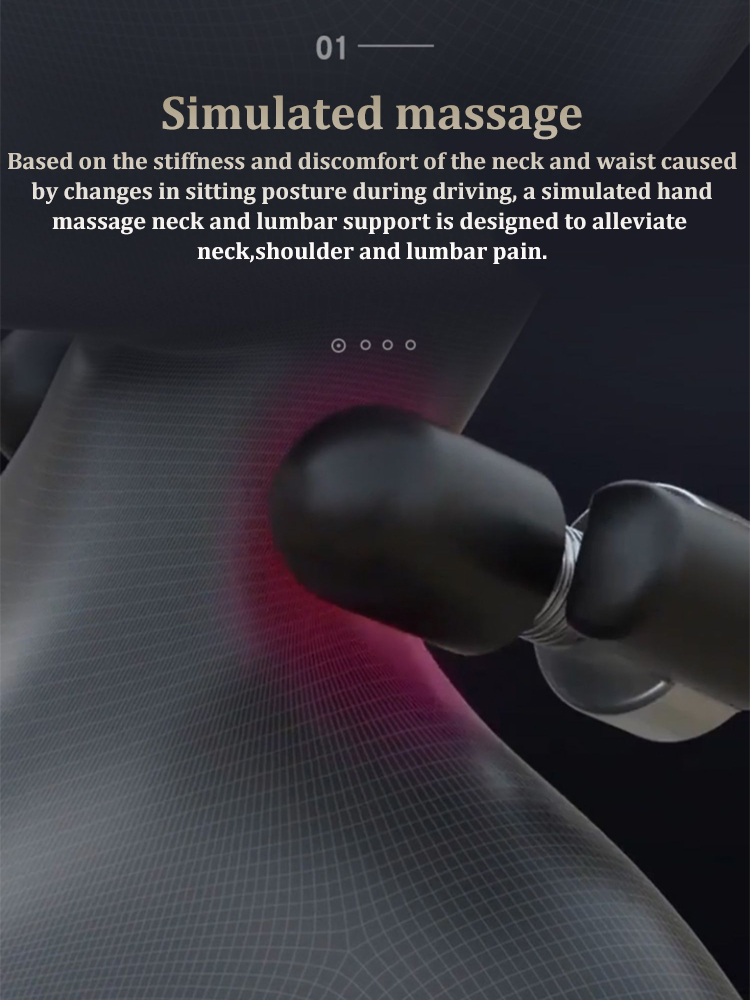 Car Neck Massage Pillow Lumbar - огляд і ціна Car Accessories For Road Trip