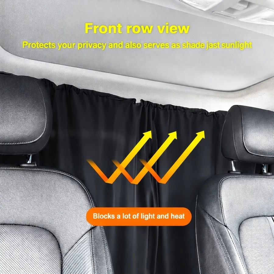 Car Privacy Curtain Window Sha - огляд і ціна Car Accessories For Road Trip