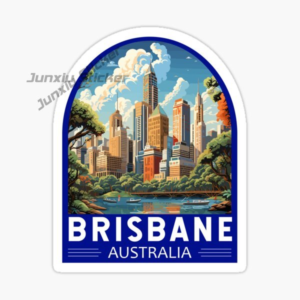 Australia BRISBANE Flag Vinyl  - огляд і ціна Car Accessories Brisbane