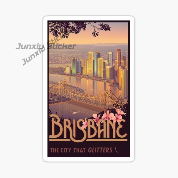 Australia BRISBANE Flag Vinyl  - огляд і ціна Car Accessories Brisbane