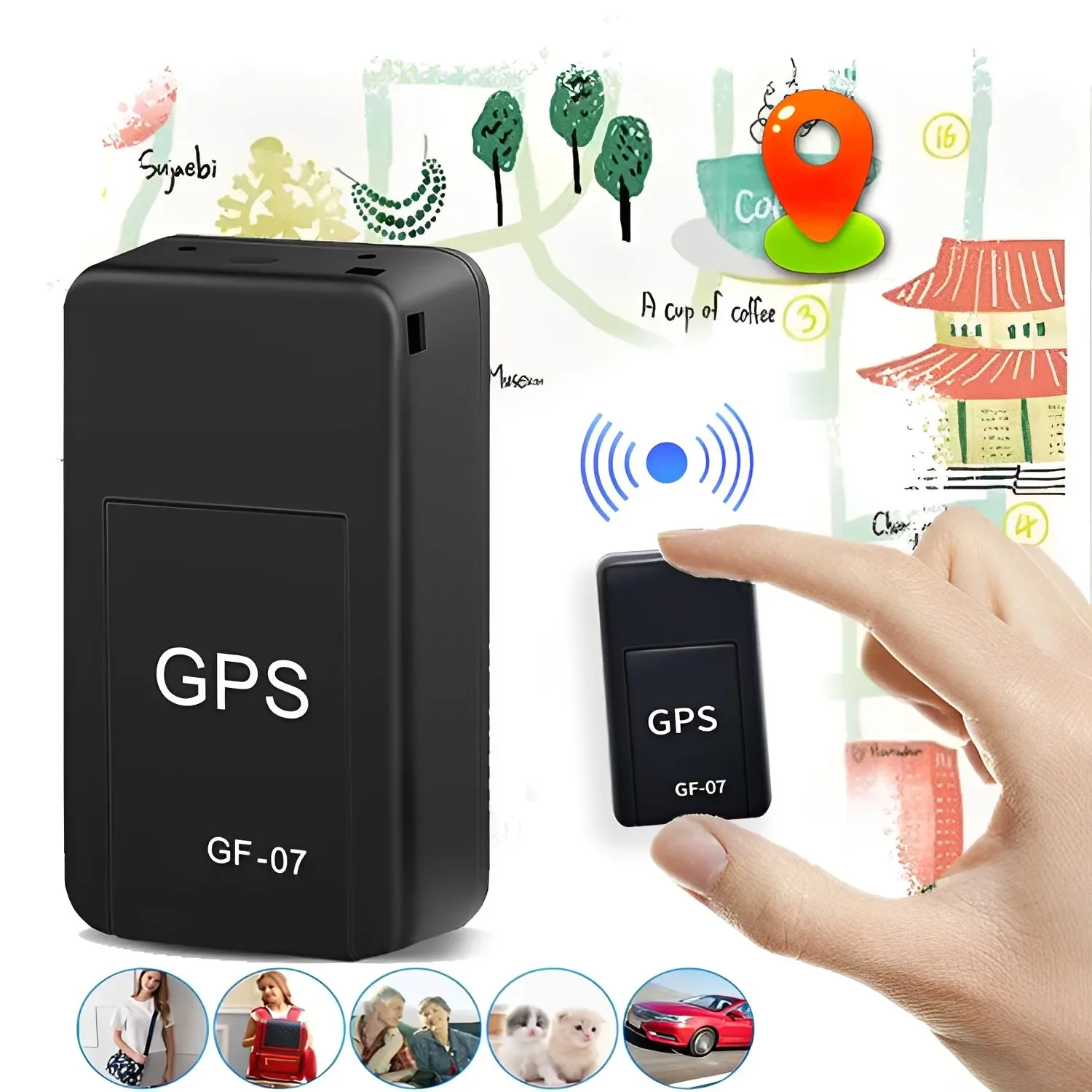 GF-07 Mini GPS Tracker High-qu - огляд і ціна Car Accessories For Elderly